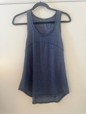 lululemon athletica Deep Navy Performance Scoop Tank
